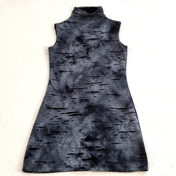 Kay Oss Knit Mock Turtle Neck/ Sleeveless Midi Dress/Size M - Picture 4 of 10